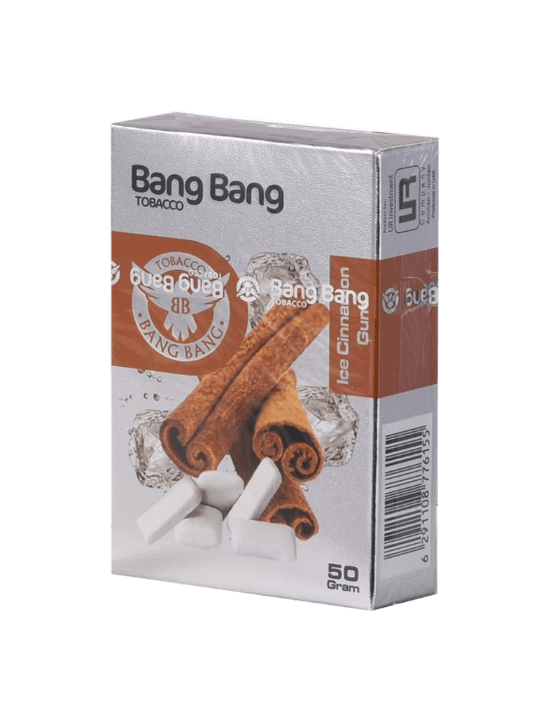 تنباکو قلیان بنگ بنگ آدامس دارچین یخ Bang bang cinnamon gum ice hookah tobacco