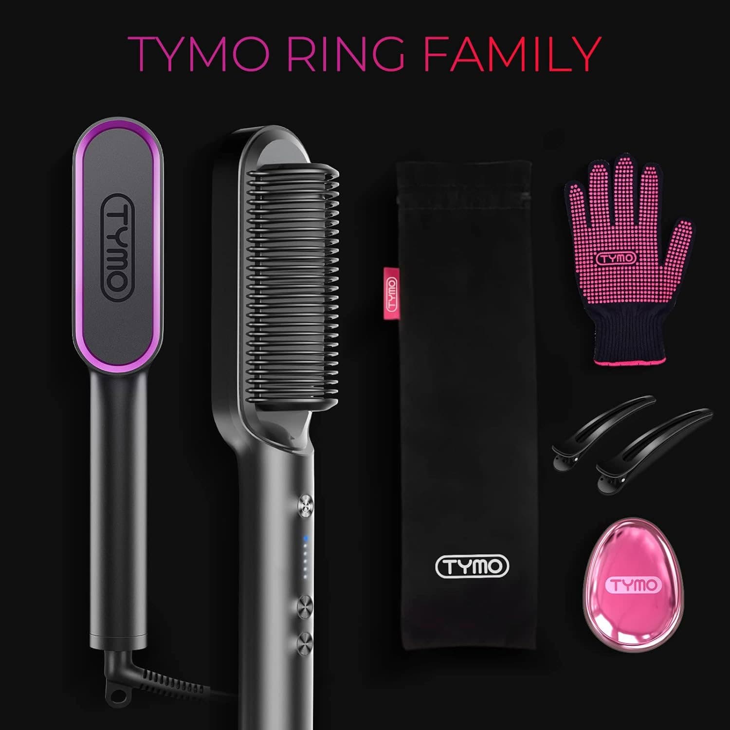 برس حرارتی صاف کننده مو TYMO Ring Plus — تصویر ۳