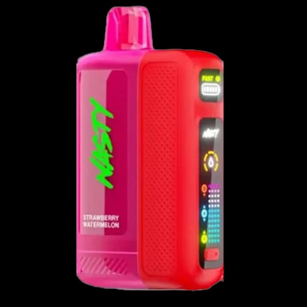 پاد یکبار مصرف نستی هندوانه توت فرنگی 50000 پاف Nasty strawberry watermelon pod