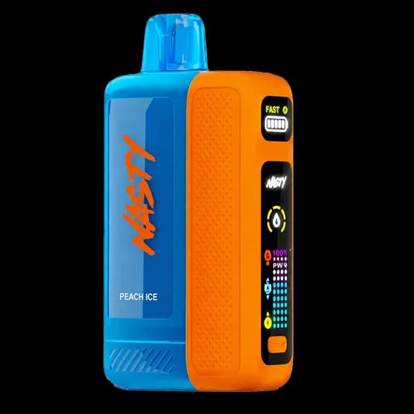 پاد یکبار مصرف نستی هلو یخ 50000 پاف Nasty peach ice pod