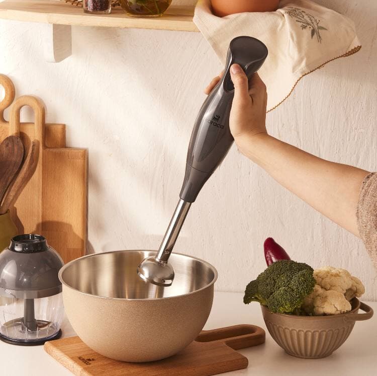 گوشتکوب 3 کاره کاراجا مدل Profoodmix رنگ خاکستری — تصویر ۴