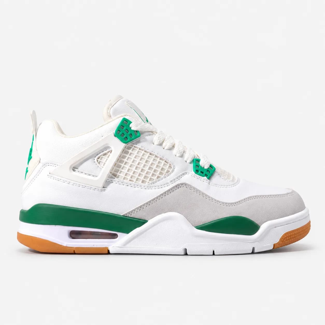 کتونی نایک جردن فور رنگ سبز سفید / کد 406 / JORDAN 4