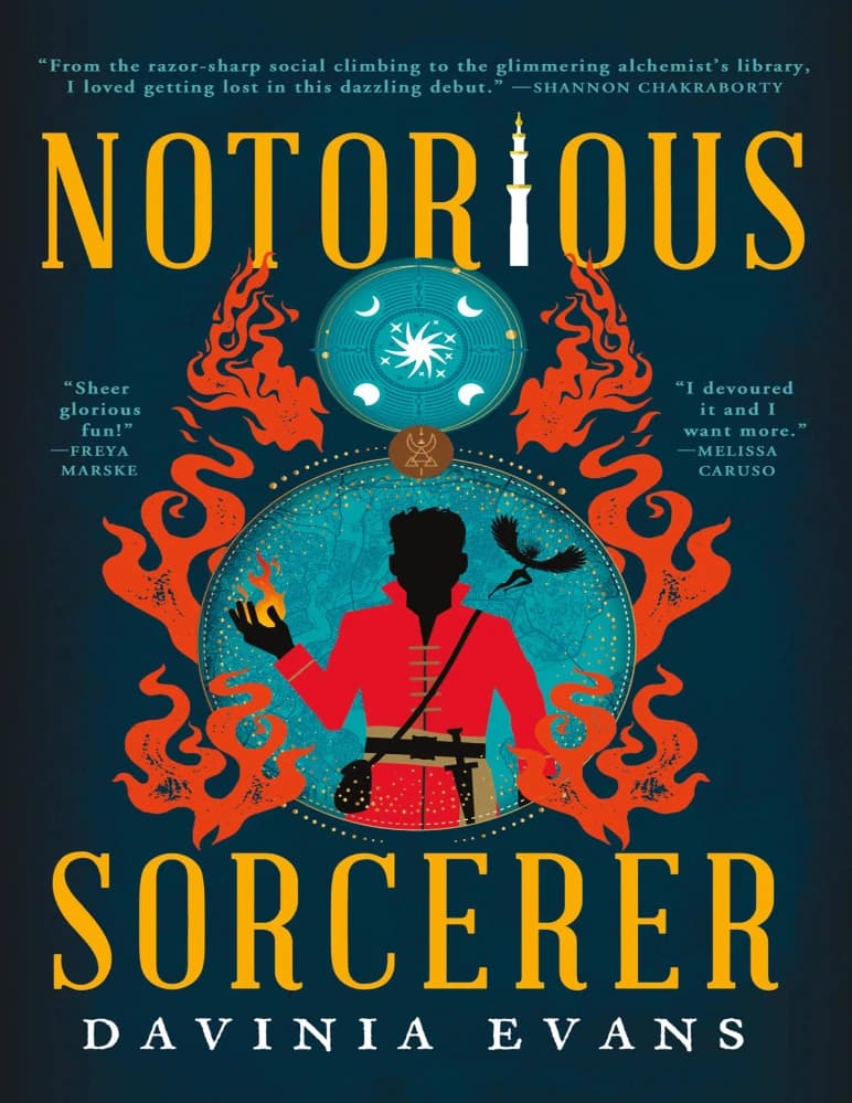 کتاب جادوگر بدنام (Notorious Sorcerer) نسخه انگلیسی PDF | داوینیا اوانز