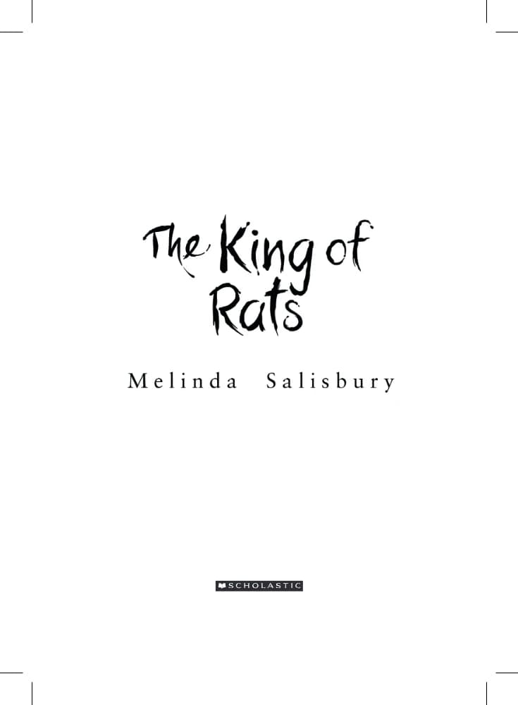 کتاب پادشاه موش ها (The King of Rats) نسخه انگلیسی PDF | ملیندا سالزبری