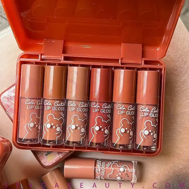 پک رژ لب خرسی 6 عددی — تصویر ۲