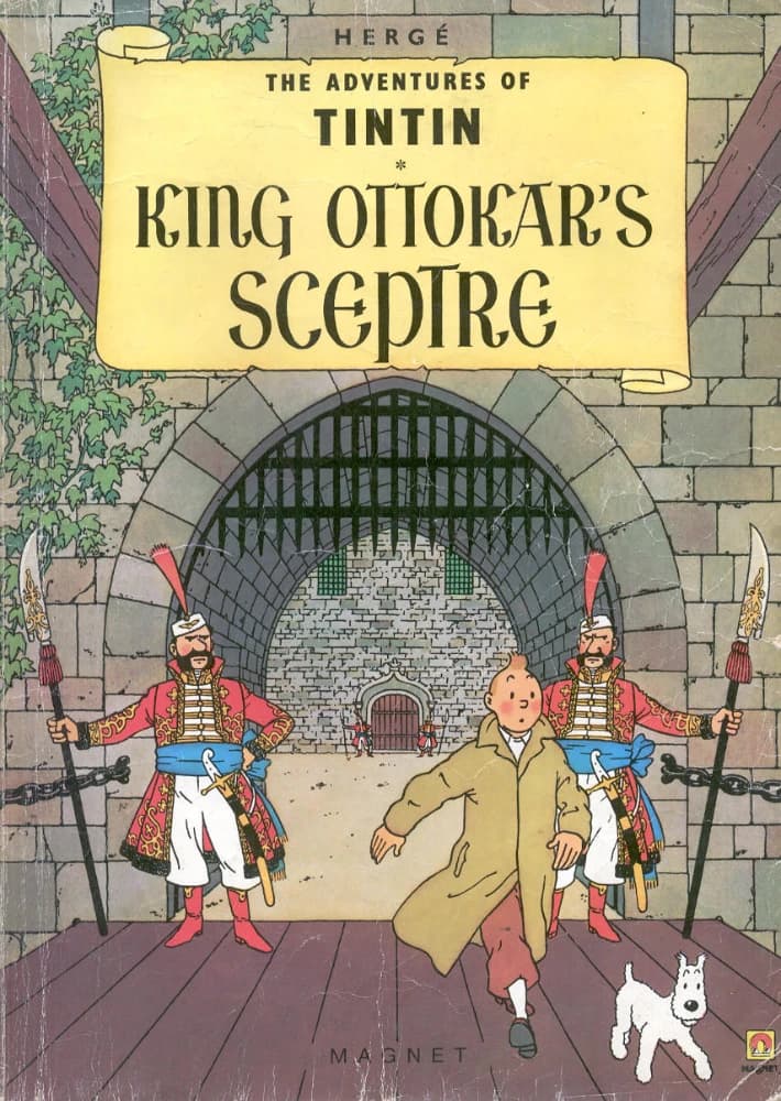 کتاب عصای پادشاه اتوکار: ماجراهای تن تن 8 (King Ottokars Sceptre The Adventures of Tintin 8) نسخه انگلیسی PDF | هرژه