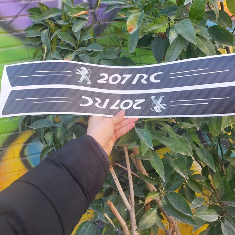 برچسب پارکاب طرح 207 RC مجموعه 2 عددی کد 7474 — تصویر ۳