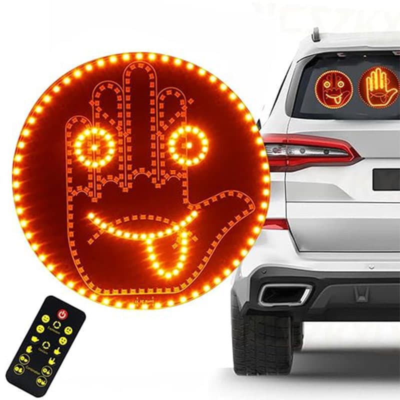 چراغ LED طرح دست بی قرار 8 حالته کد 5566 — تصویر ۲