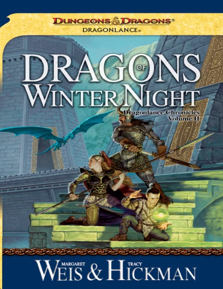 کتاب اژدهایان شب زمستان (Dragons of Winter Night) نسخه انگلیسی PDF | مارگارت وایز
