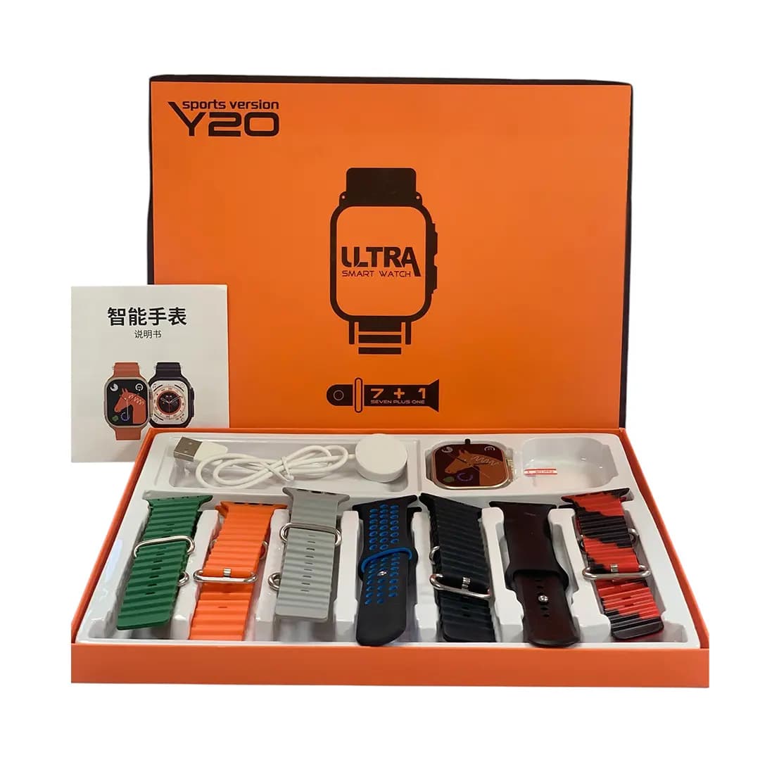 ساعت هوشمند هفت بند مدل Y20 ULTRA