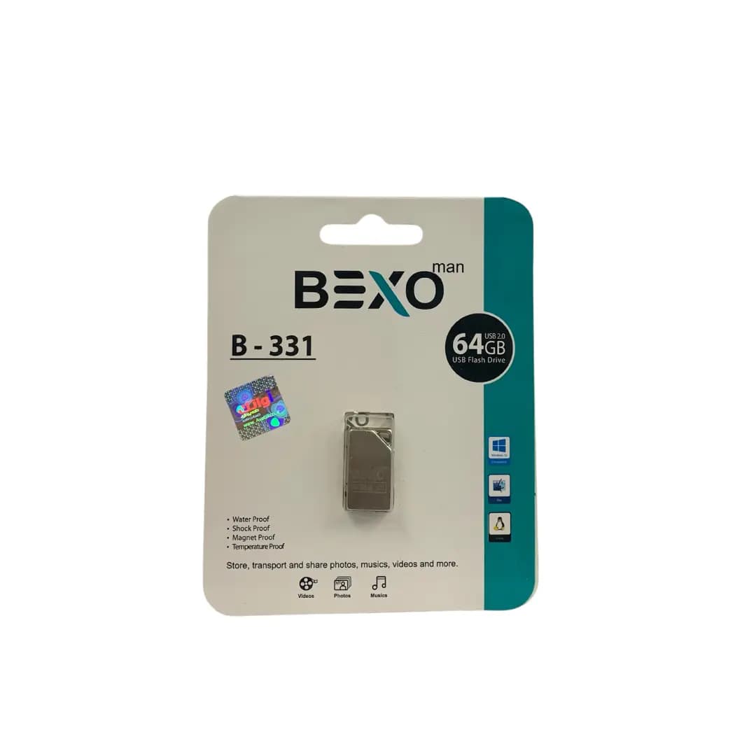 فلش مموری بکسو مدل B-331 64G BEXO MAN باظرفیت 64 گیگابایت — تصویر ۲