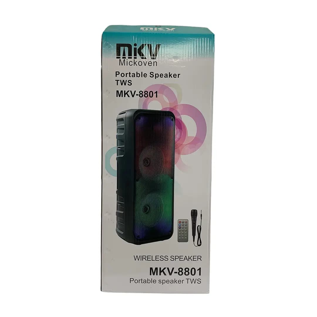 اسپیکر بلوتوثی قابل حمل مدل MKV-8801 SPEAKER — تصویر ۴