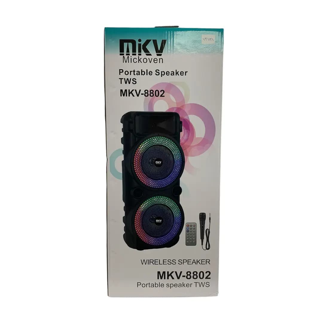 اسپیکر بلوتوثی قابل حمل مدل MKV-8802 SPEAKER — تصویر ۴