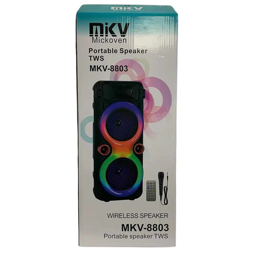 اسپیکر بلوتوثی قابل حمل مدل SPEAKER MKV-8803 — تصویر ۴