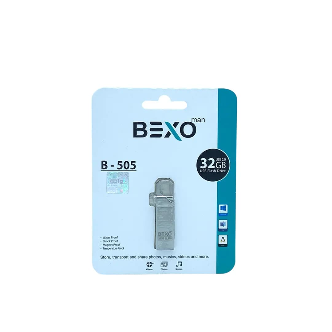 فلش مموری بکسو مدل B-505 32G BEXO MAN باظرفیت 32 گیگابایت — تصویر ۲