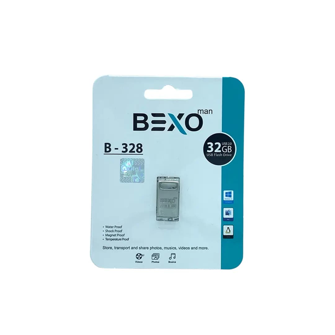 فلش مموری بکسو مدل B-328 32G BEXO MAN باظرفیت 32 گیگابایت — تصویر ۲
