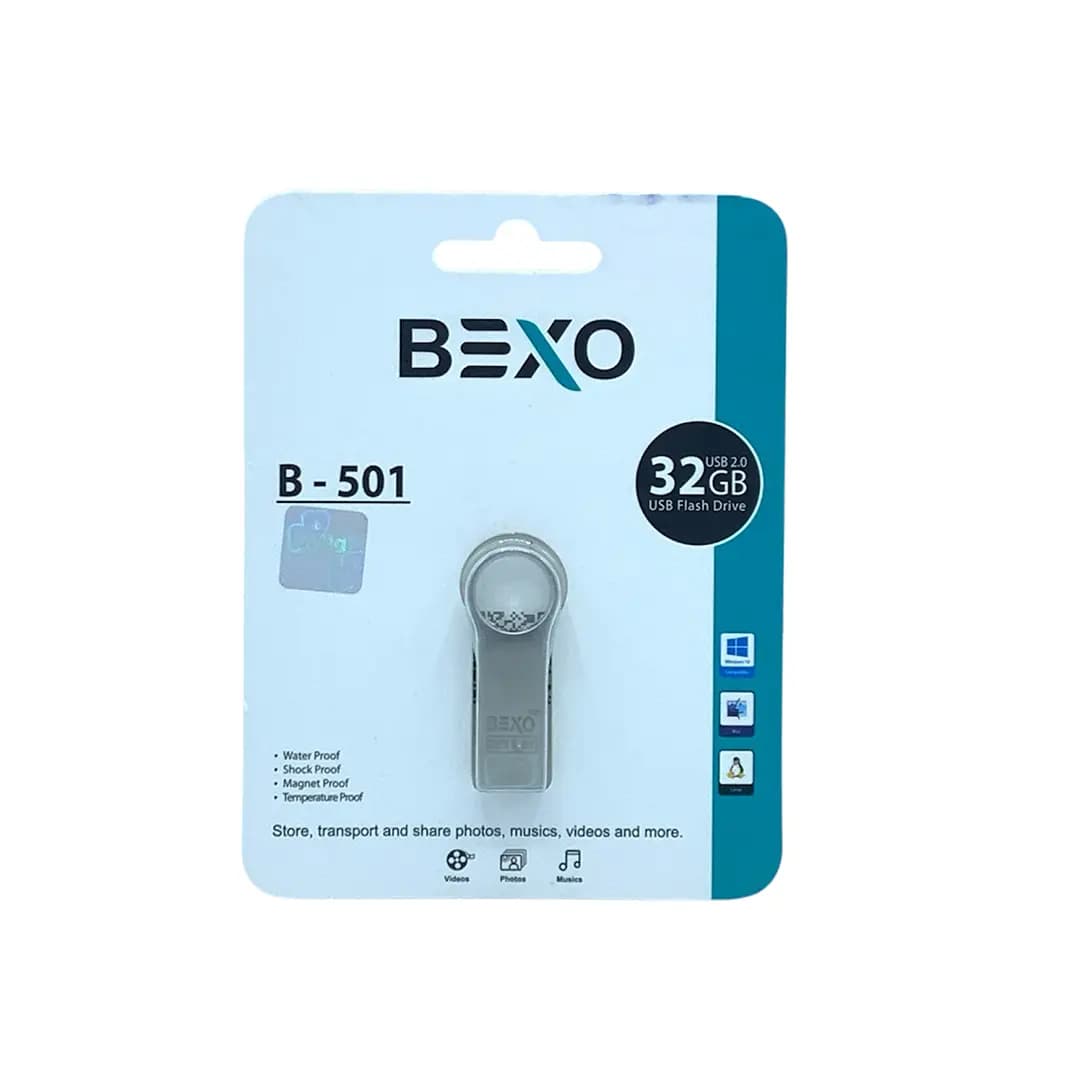 فلش مموری بکسو من مدل B-501 32G BEXO MAN با ظرفیت 32 گیگابایت — تصویر ۲