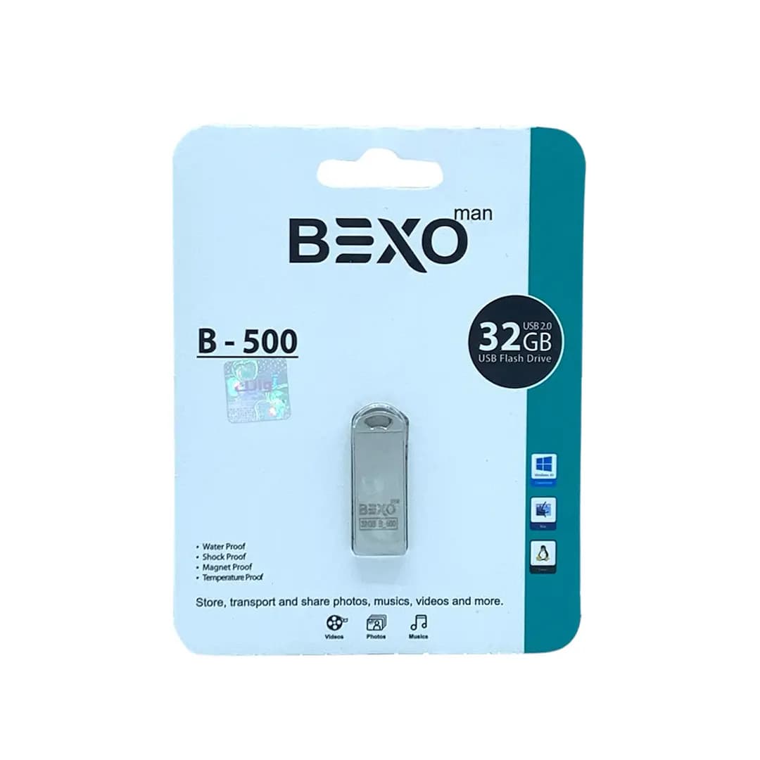 فلش مموری بکسو من B-500 32G BEXO MAN باظرفیت 32 گیگابایت — تصویر ۲