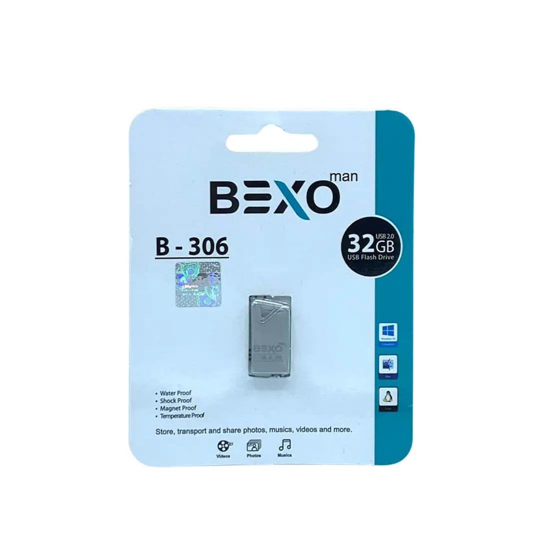 فلش مموری بکسو من مدل B-306 32G BEXO MAN با ظرفیت 32 گیگابایت — تصویر ۲