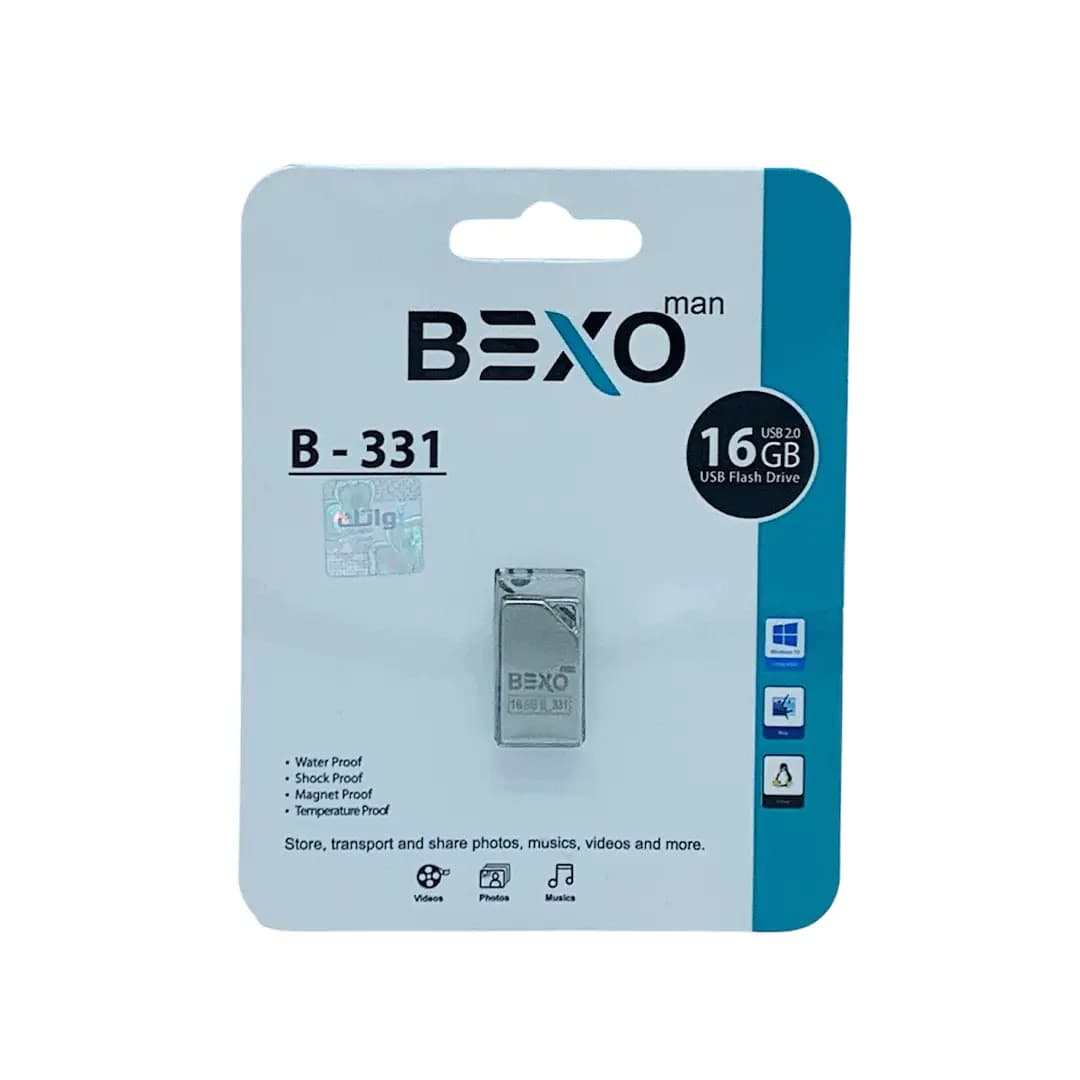 فلش مموری بکسو من مدل B-331 16G BEXO MAN با ظرفیبت 16 گیگابایت — تصویر ۲