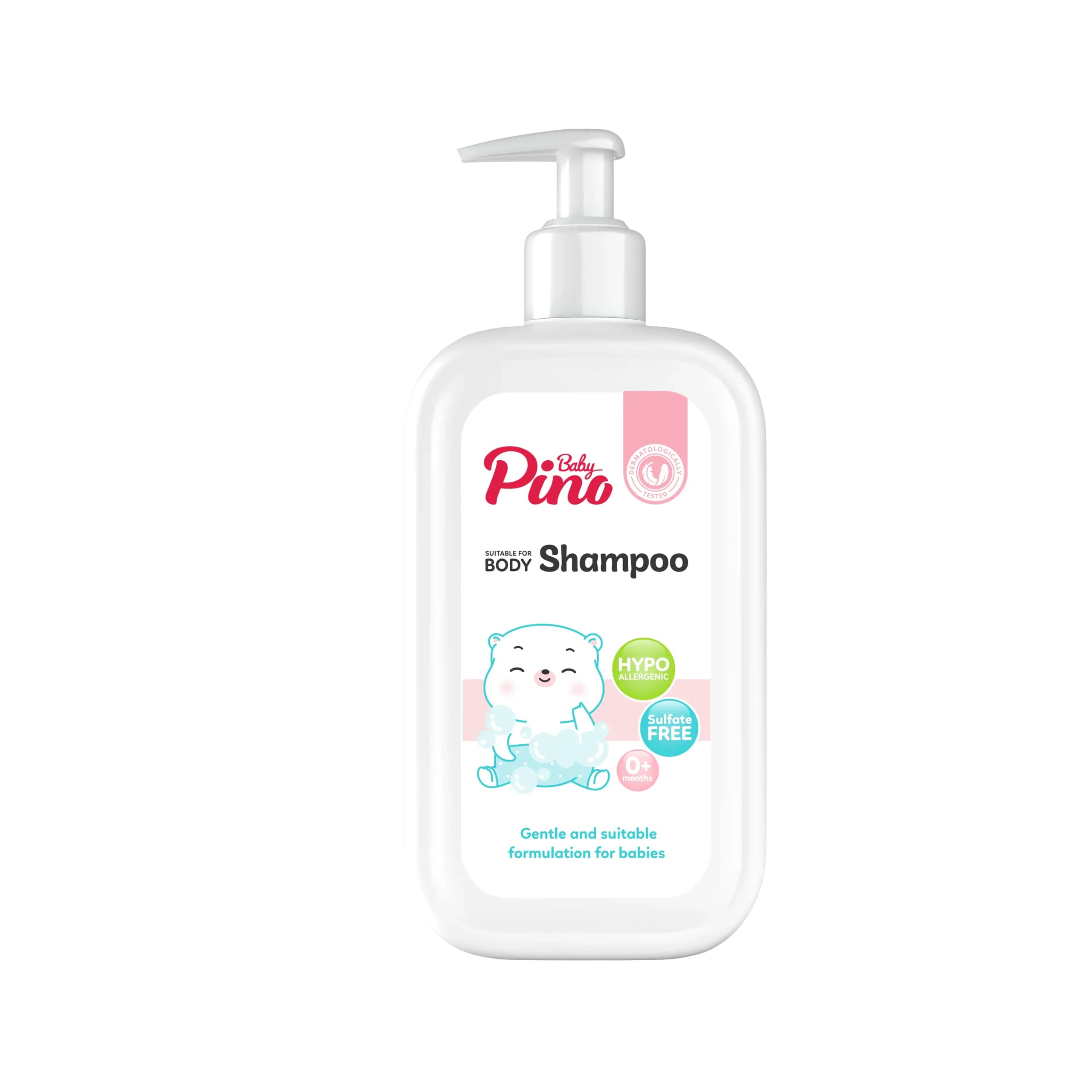 شامپو بدن پینوبیبی حجم 350گرم Pino baby Body Shampoo, 350g — تصویر ۳