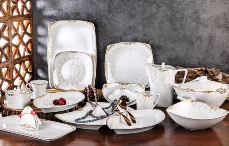 سرویس غذاخوری چینی پردیس قالب پاریس طرح اپتیما — تصویر ۴