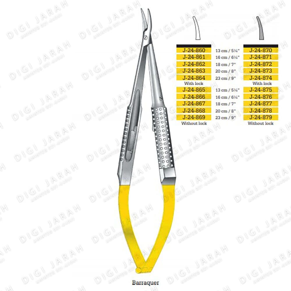 سوزنگیر کاستروویجیو کرو J-24-872 surgicon/black Tc 18cm