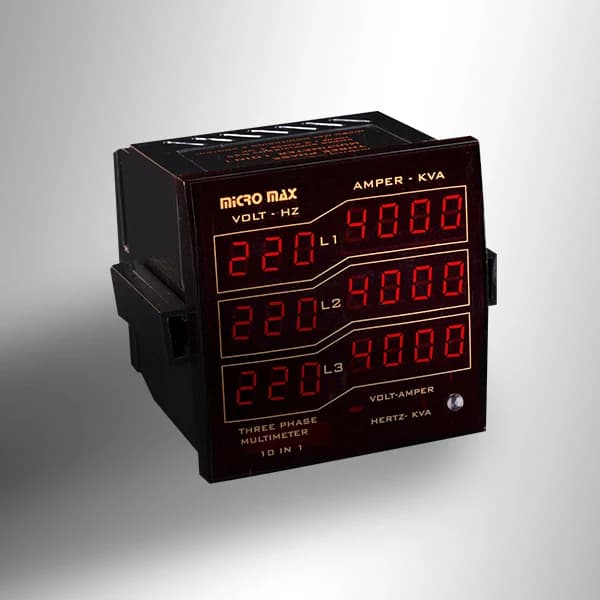 مولتی متر سه فاز مجموعه دیجیتال – یکپارچه 96*96 میکرو