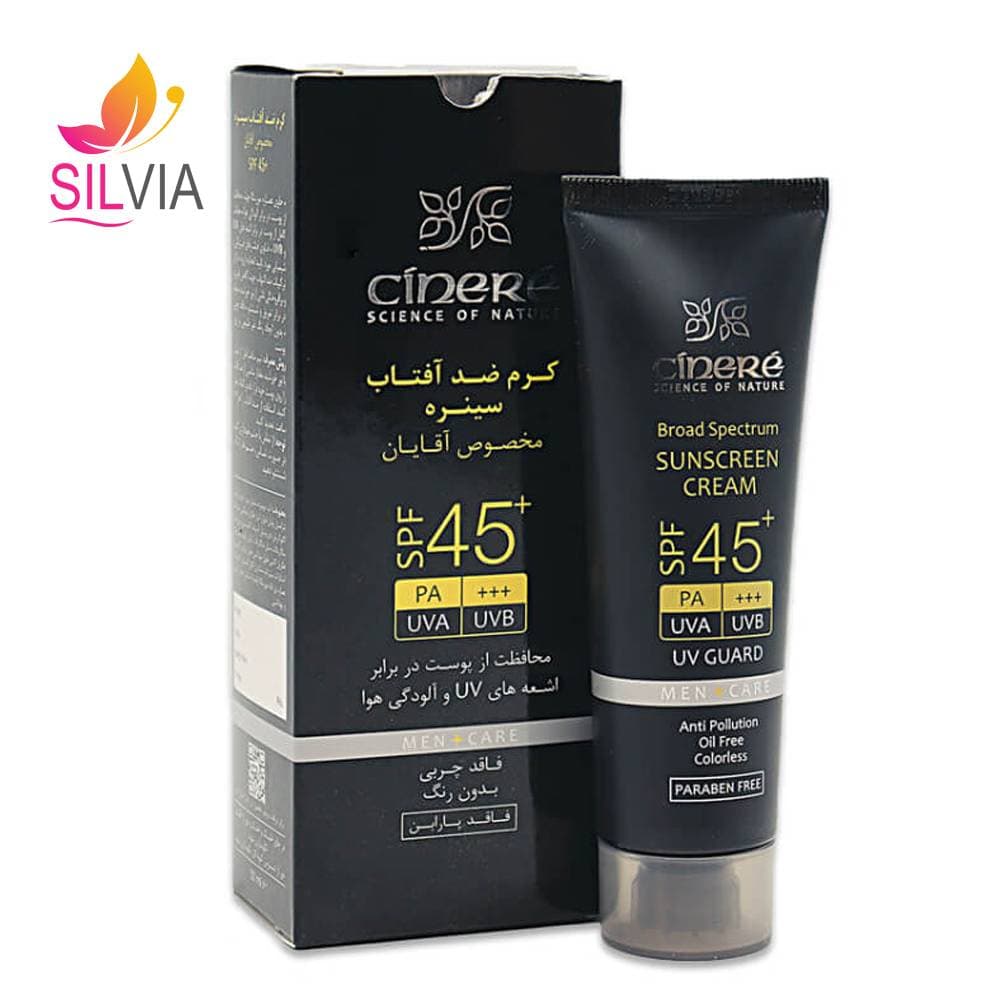 کرم ضد آفتاب آقایان SPF45 سینره 50 میل