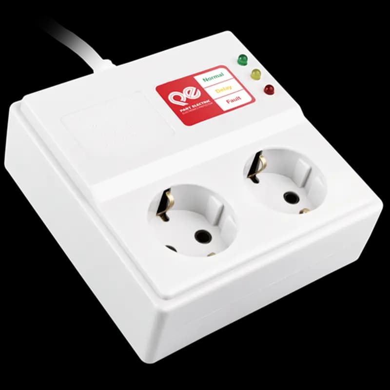 محافظ ولتاژ ۲ خانه یخچال و فریز پارت با متراژ کابل 3 کد 981