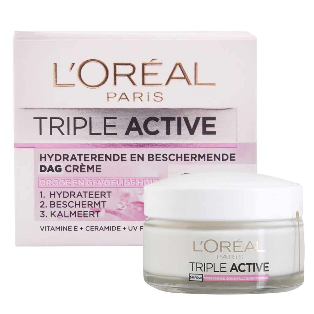 کرم روز آبرسان 24 ساعته Triple Active لورال 50ml — تصویر ۲