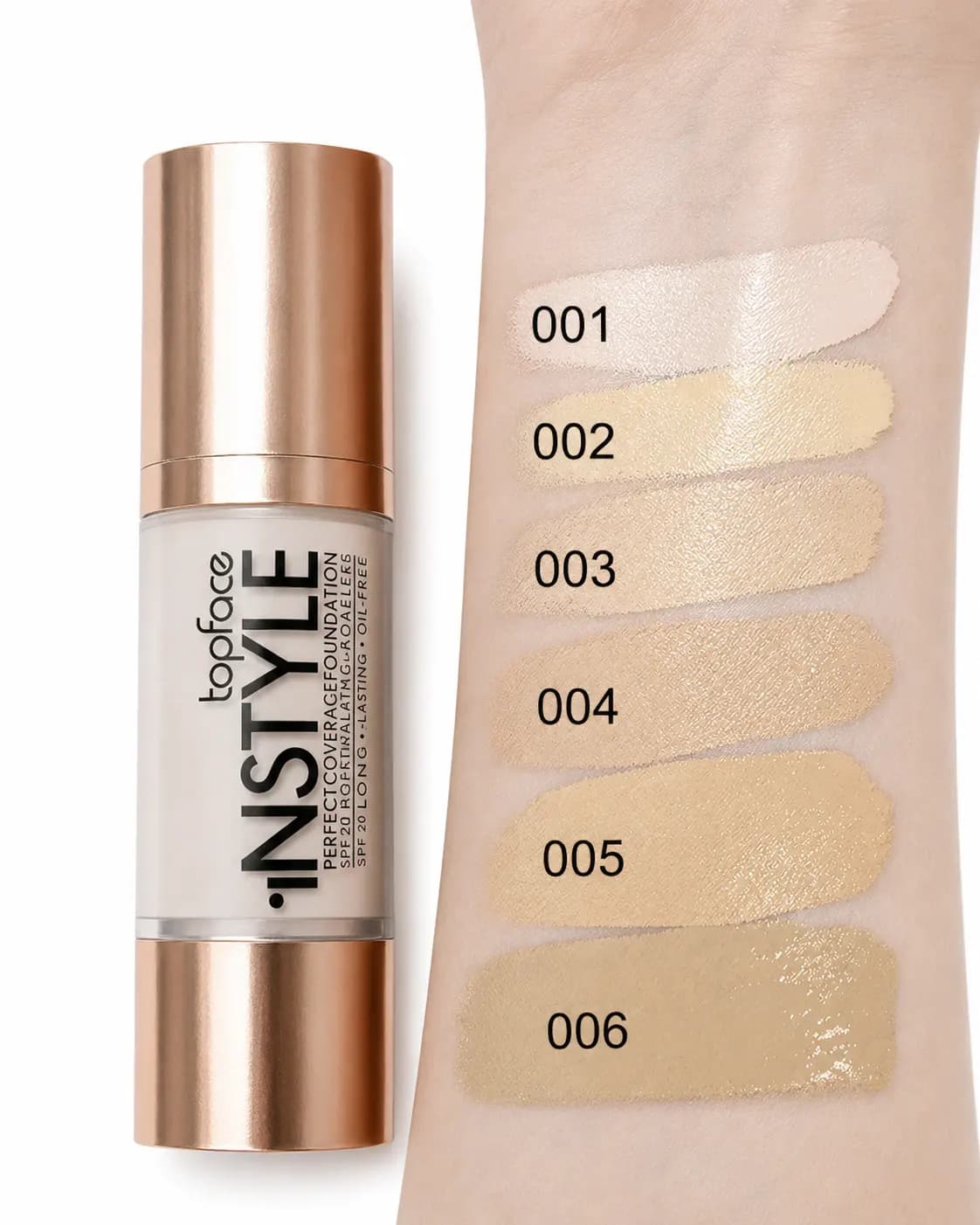 کرم پودر تاپ فیس مدل Instyle Perfect Coverage — تصویر ۲