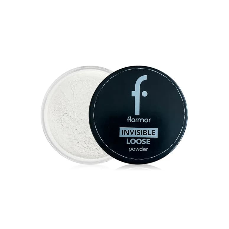 پودر فیکس بی رنگ فلورمار مدل Invisible Loose Powder حجم 15 گرم