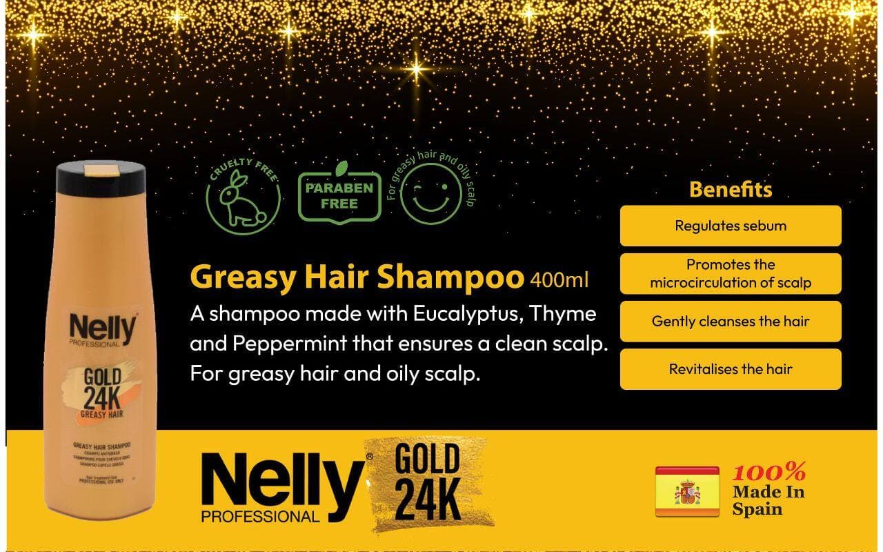 شامپو موی چرب نلی گلد Greasy Hair — تصویر ۲