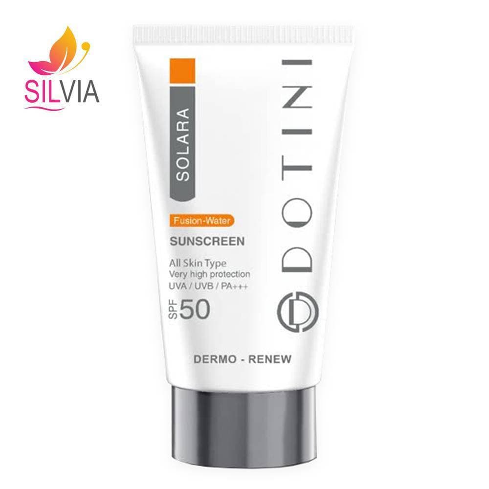 کرم ضد آفتاب فیوژن واتر بی رنگ SPF50 دوتینی 50 میل