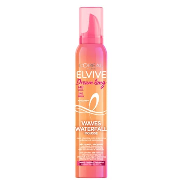 موس حالت دهنده مو دریم لانگ لورال L’Oréal Elvive Dream Long Waves Waterfall Mousse حجم 200 میل