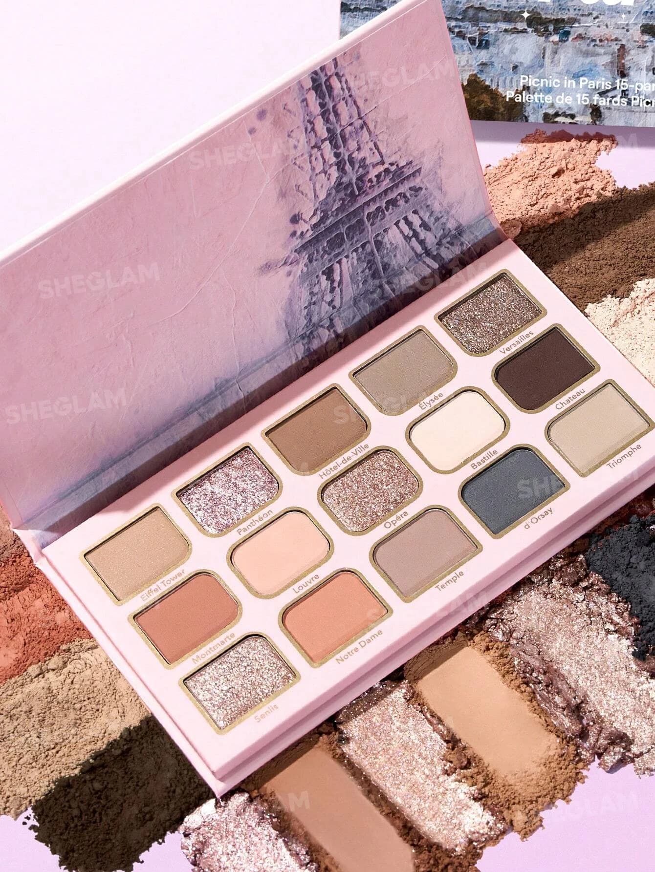 پالت سایه شیگلم پیک نیک در پاریس SHEGLAM Picnic In Paris 15-Pan Palette — تصویر ۲