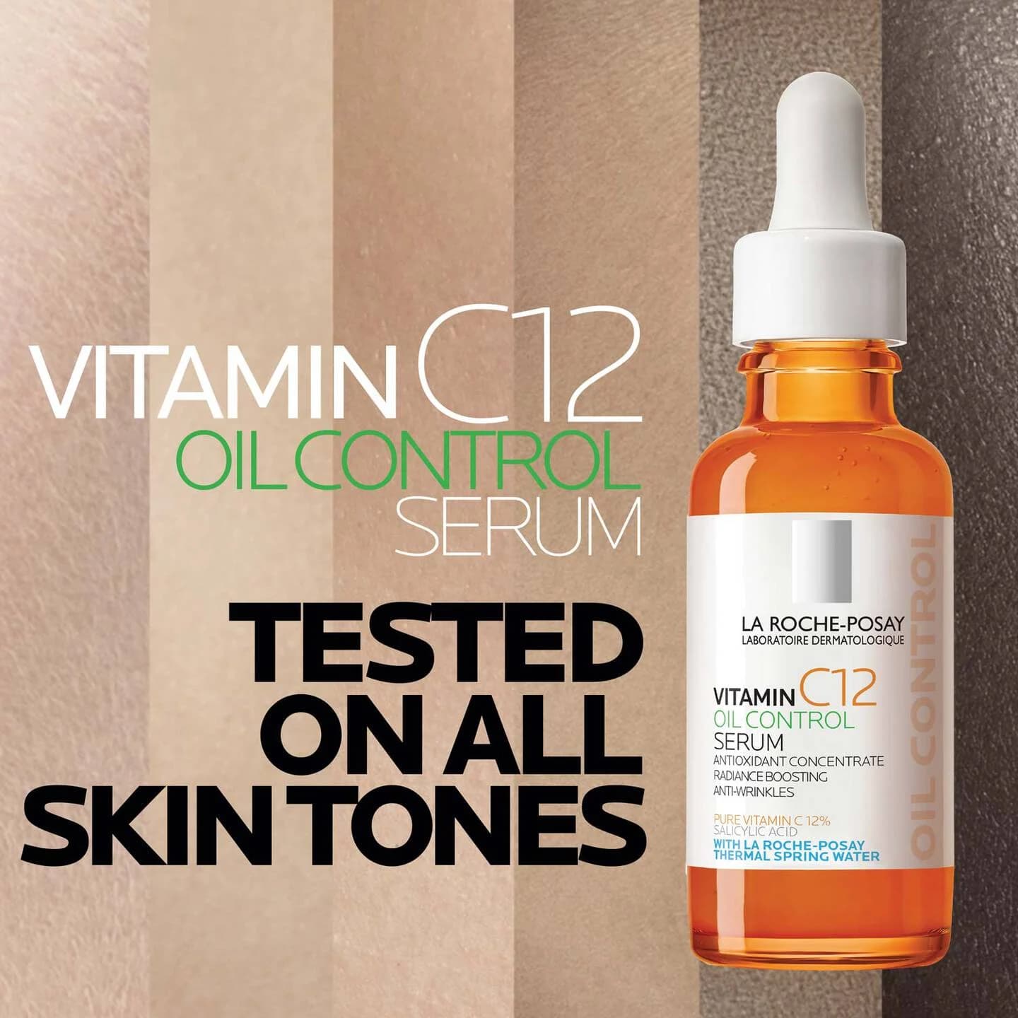 سرم ویتامین سی لاروش پوزای Pure Vitamin C12 Serum — تصویر ۴