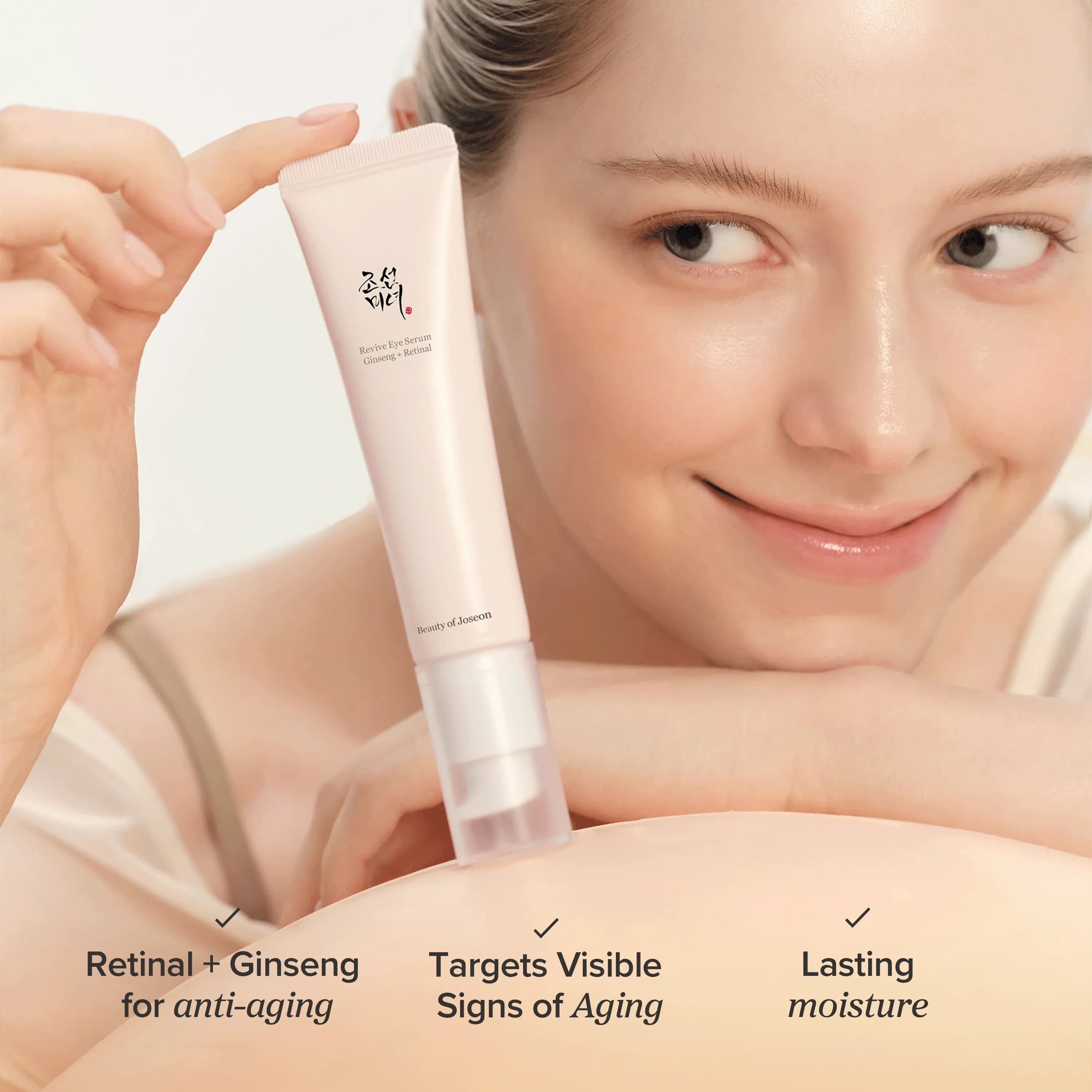سرم دور چشم بیوتی آف جوسان مدل Revive Eye Serum: Ginseng + Retinal حجم 30 میل — تصویر ۵