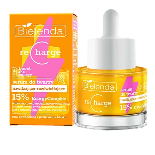 سرم آبرسان و روشن کننده صورت بی یلندا Recharge Boost The Energy حجم 30 میل