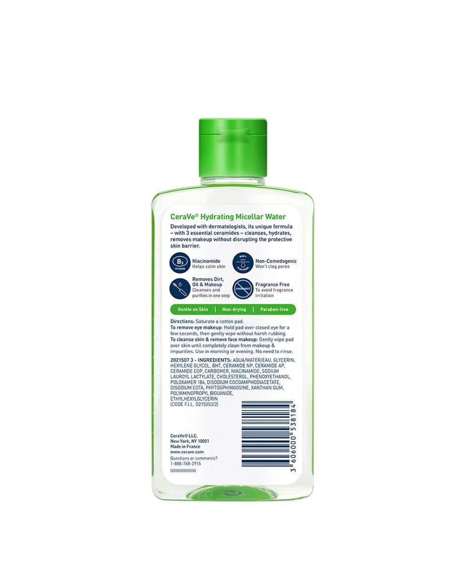 میسلار واتر آبرسان سراوی (CeraVe Hydrating Micellar Water) — تصویر ۳