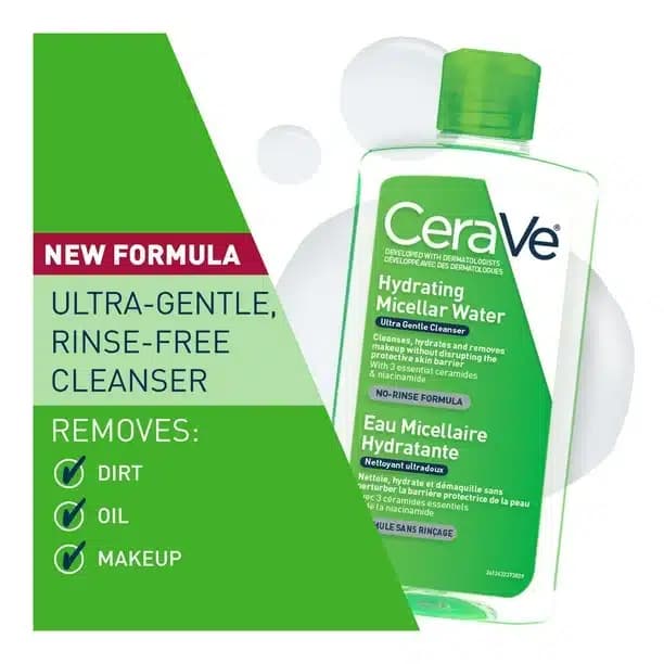 میسلار واتر آبرسان سراوی (CeraVe Hydrating Micellar Water) — تصویر ۲