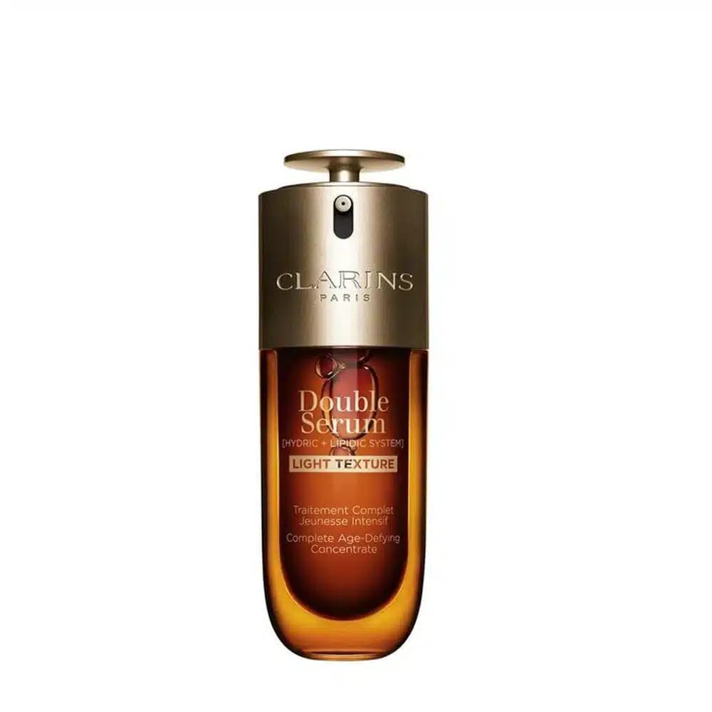 سرم ضد چروک Double Serum Light Texture کلارنس | جوانساز قوی پوست +
