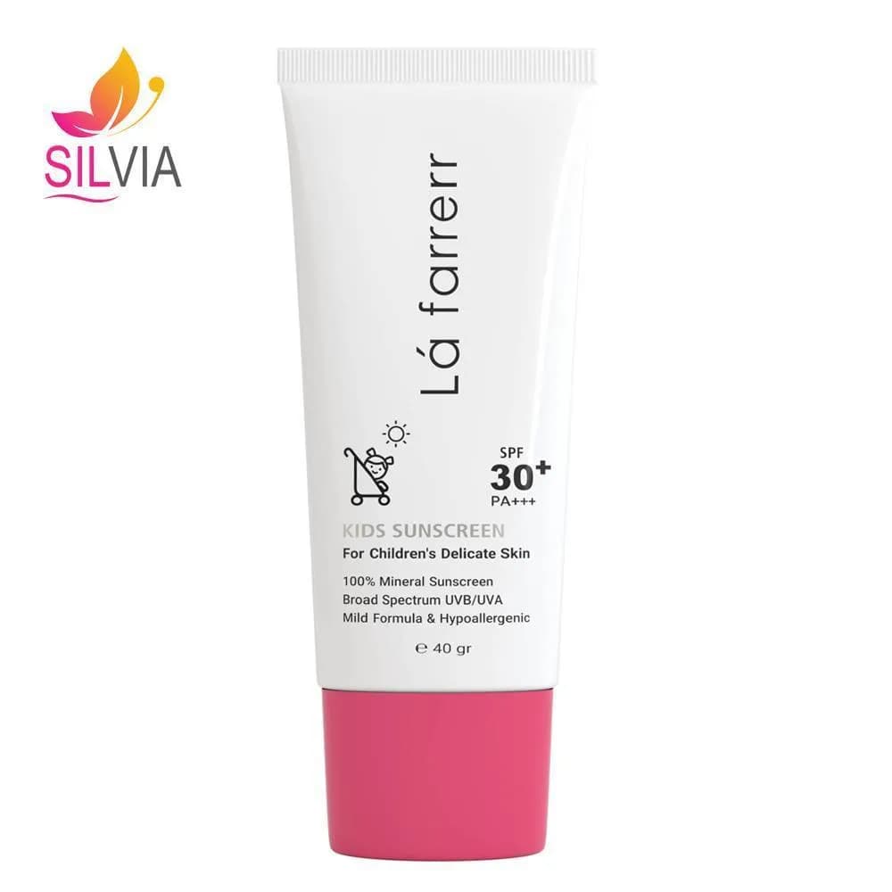 کرم ضد آفتاب مینرال پوست حساس و ظریف کودکان دخترانه SPF30 لافارر 40 میل — تصویر ۳