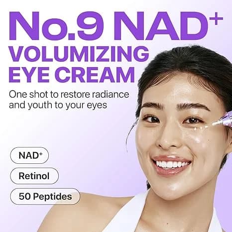 کرم دور چشم نامبوزین شماره ۹ NAD+ Retinol حجم ۱۰ میل — تصویر ۶