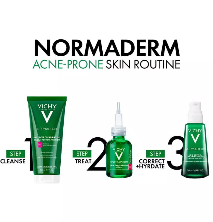 ژل شستشوی نورمادرم ویشی Vichy Normaderm PhytoAction حجم ۴۰۰ میل — تصویر ۴