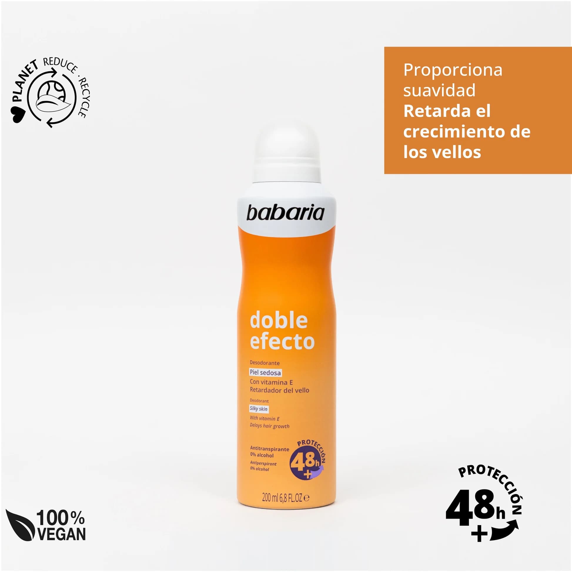 اسپری ضد تعریق باباریا مدل Doble Efecto اصل | ماندگاری 48 ساعته + — تصویر ۲