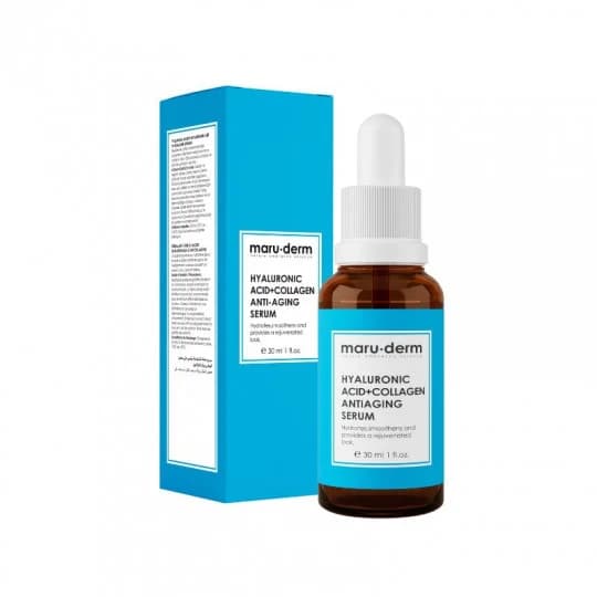 سرم آبرسان مارودرم مدل Hyaluronic acid + Collagen حجم 30ml — تصویر ۲
