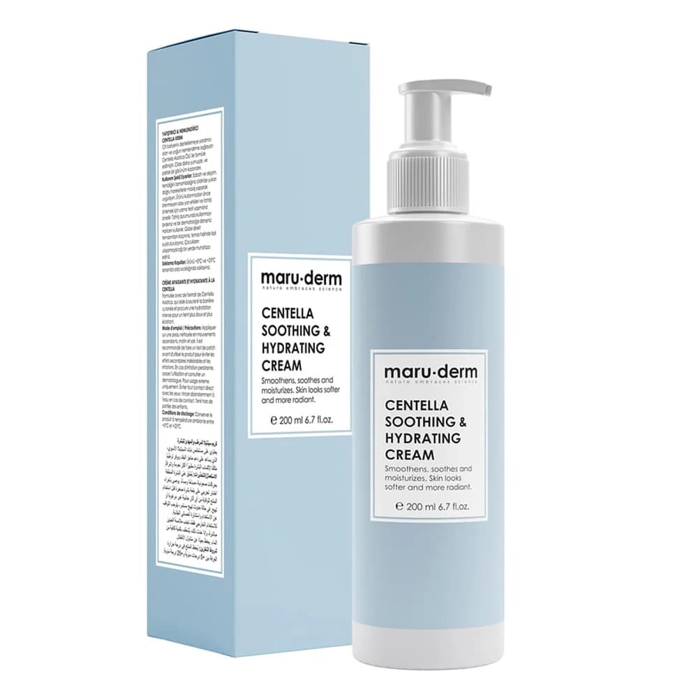 کرم ترمیم کننده و آبرسان مارودرم مدل Centella Soothing حجم 200ml — تصویر ۳