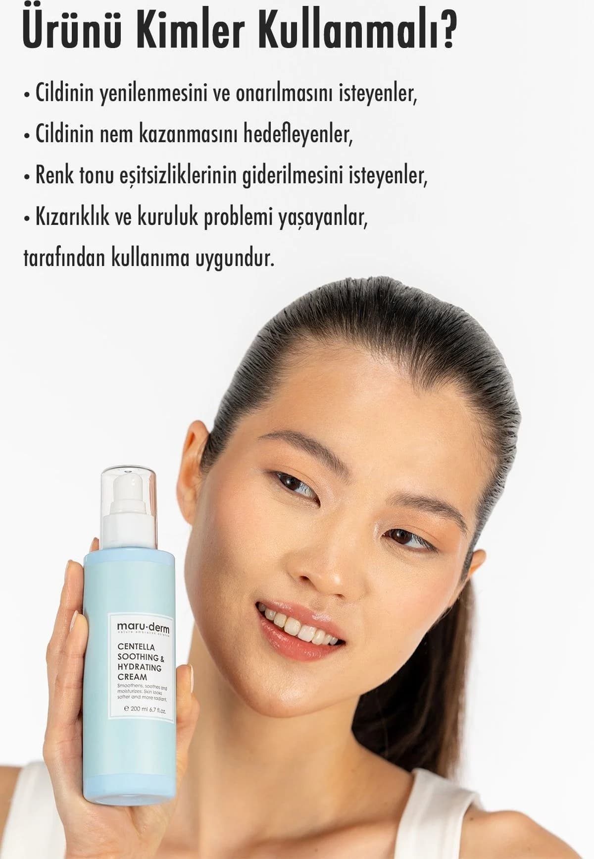 کرم ترمیم کننده و آبرسان مارودرم مدل Centella Soothing حجم 200ml — تصویر ۴